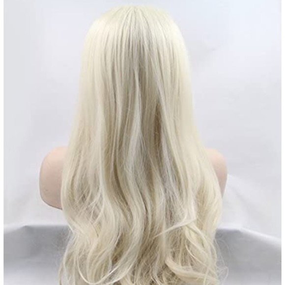 Platinum Blonde Lace Front Wig - Picture 3 of 5